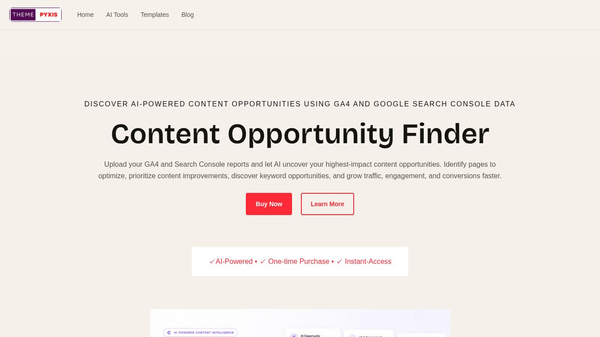 Content Opportunity Finder