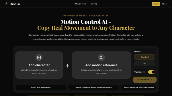 Control Character Motion