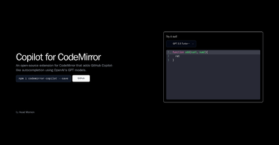 Copilot for CodeMirror