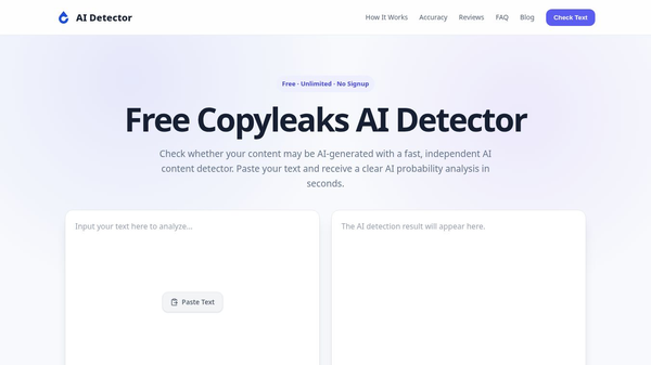 Copyleaks AI Detector