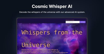 Cosmic Whisper AI