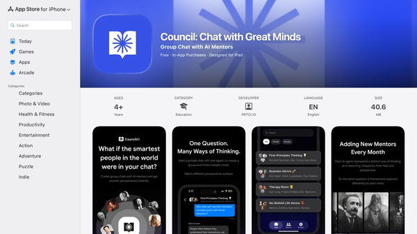Council AI: Chat with Great Minds