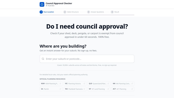 Council Approval Checker