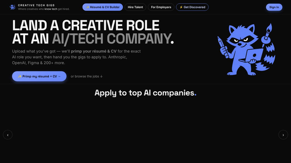Creative Tech Gigs