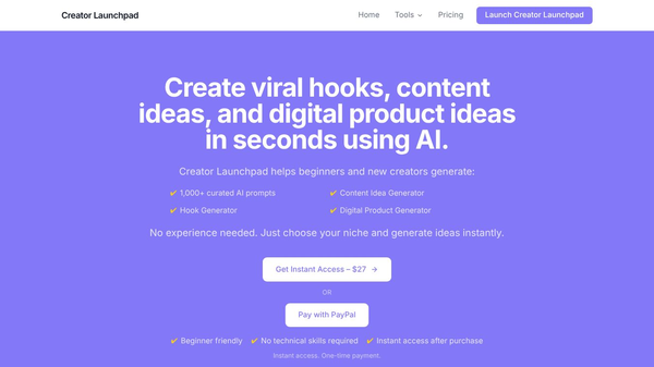 Creator Launchpad