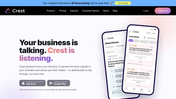 Crest AI - mobile