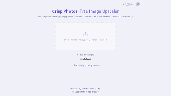 crisp.photos — Free Image Upscaler