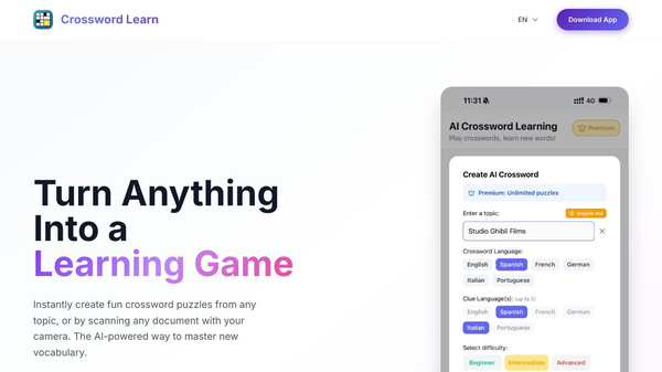 Crossword Learn - AI Crossword Puzzles