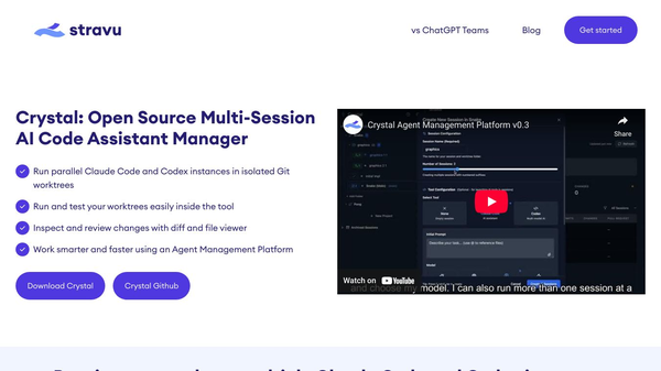 Crystal: Multi-Session AI Code Manager