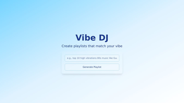 Cursor for Music Playlists - Vibe DJ