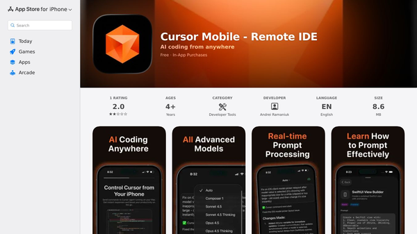 Cursor Mobile: Remote IDE