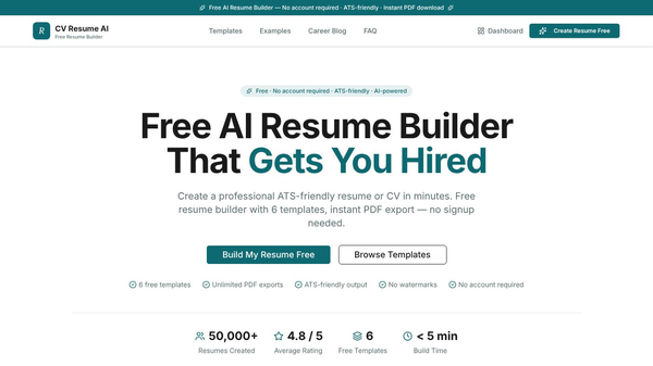 CV Resume AI