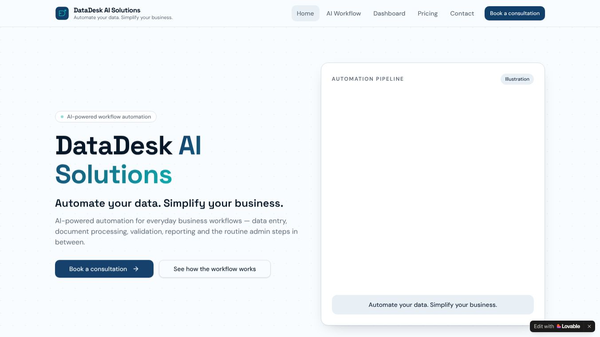 DataDesk AI Solutions