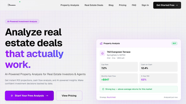 Dealsletter Real Estate Platform