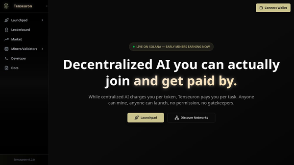 Decentralized AI Protocol/Launchpad