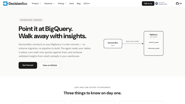DecisionBox for BigQuery