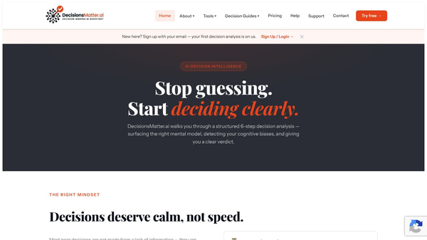 DecisionsMatter.ai- Decisions Assistant