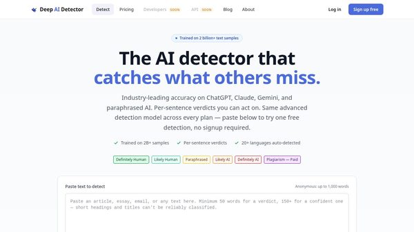Deep AI Detector