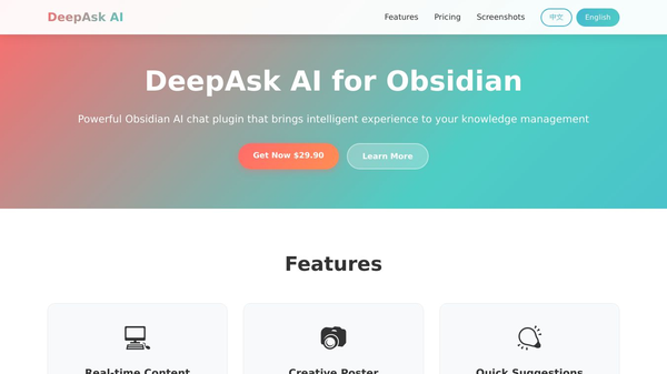 DeepAsk AI for Obsidian
