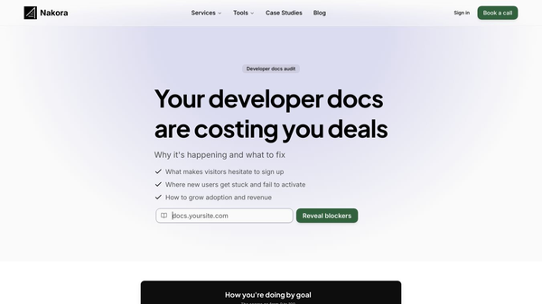 Developer Docs Audit