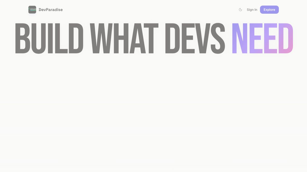 Developer's Paradise
