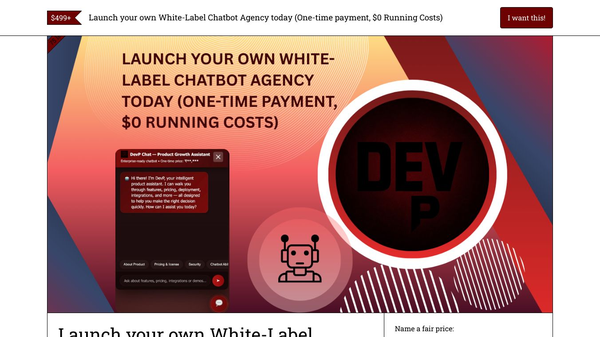 DevP Chat — The White-label Chatbot