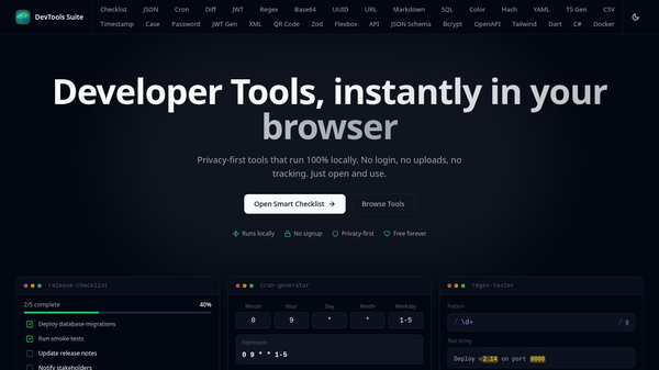 DevTools Suite