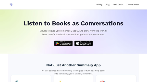 Dialogue Book Podcasts
