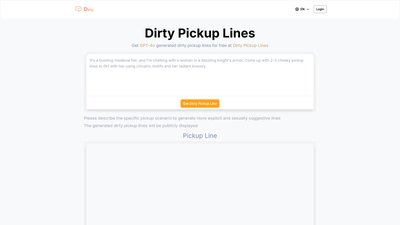 Dirty Pickup Lines