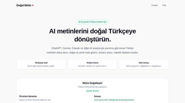 Doğal Metin