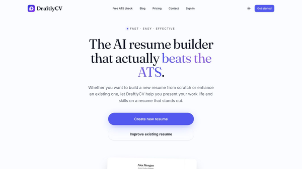 DraftlyCV