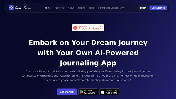 Dream Story Live - AI Journaling App
