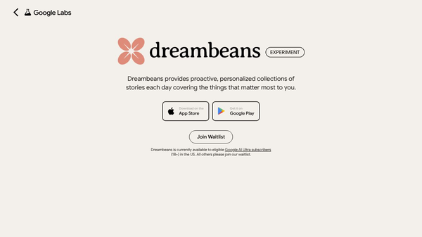 Dreambeans by Google Labs