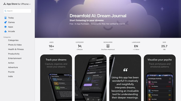 Dreamfold AI: Dream Journal