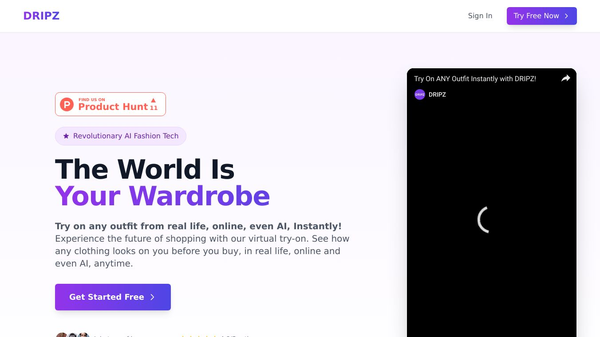 DRIPZ - The world is your wardrobe.