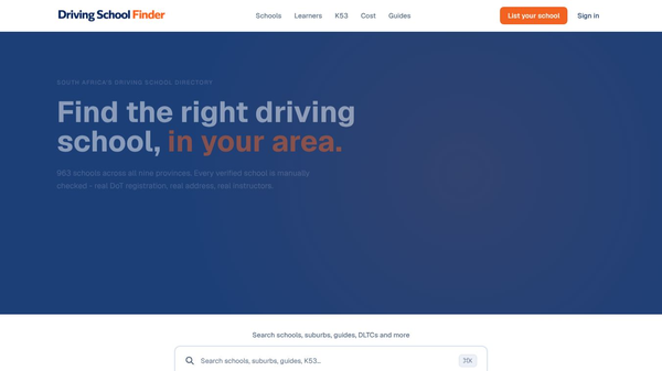 Driving School Finder