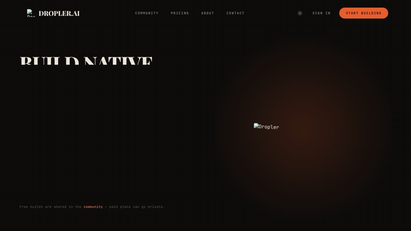 Dropler.AI (No code tool)