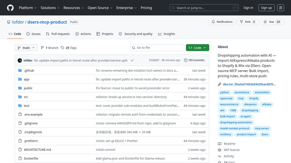 Dropshipping MCP DSers