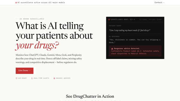 DrugChatter-See What AI Says About Drugs