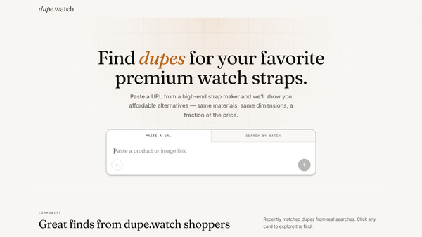 dupe.watch