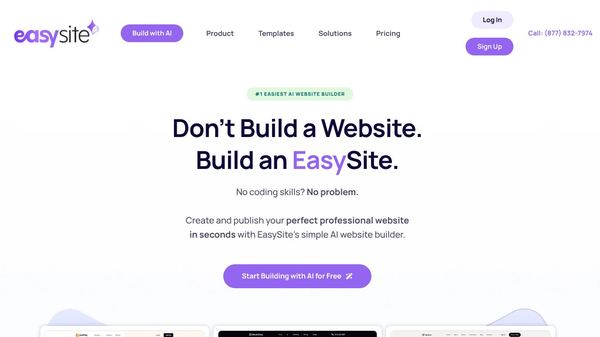 EasySite - Reborn with AI