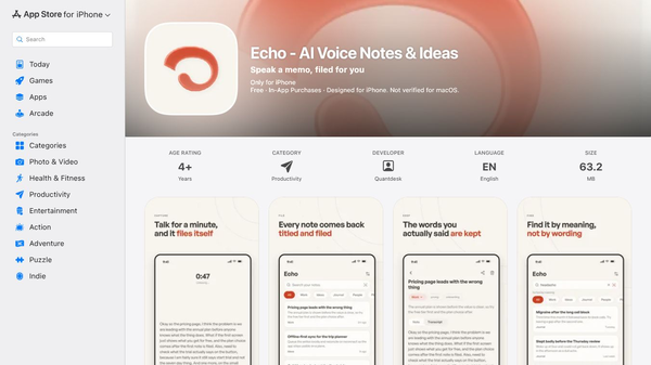 Echo - AI Voice Notes & Ideas