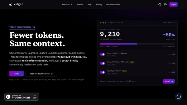 Edgee Claude Code Compressor V2