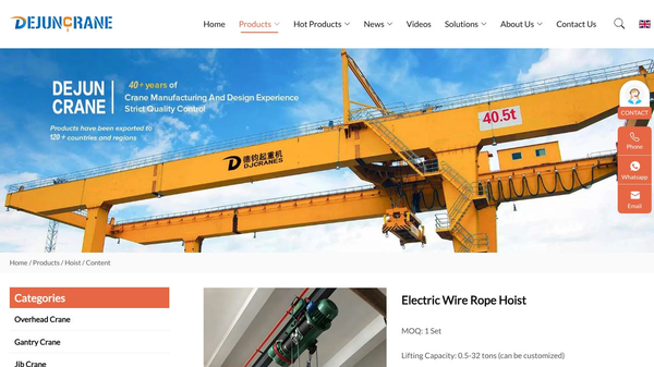 Electric Wire Rope Hoist
