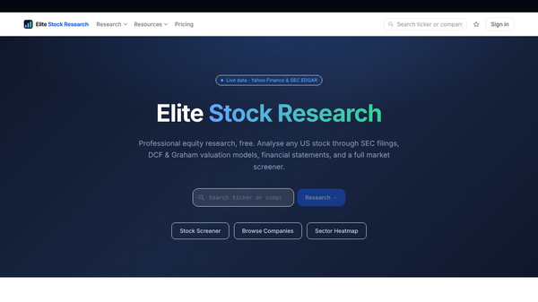 Elite Stock Research