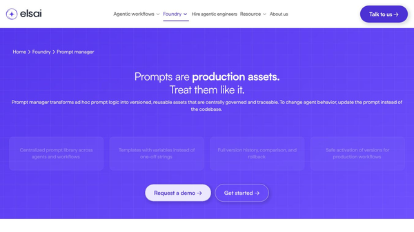 elsai Prompt Manager