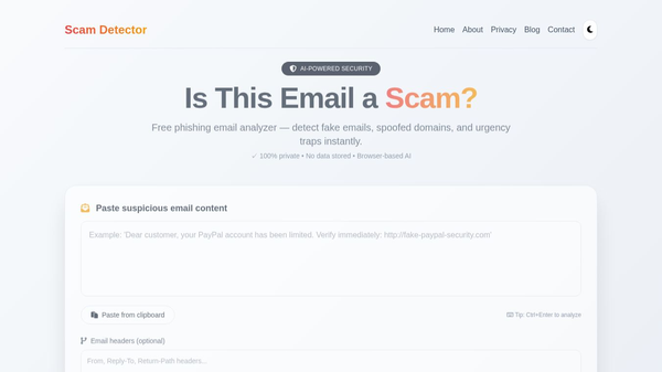 Email Scam Detector