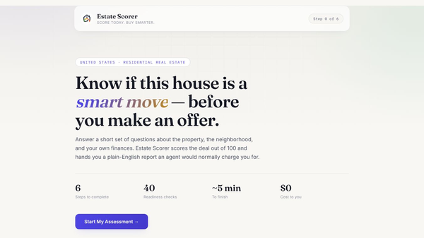 Estate Scorer Home Buyer AI Report