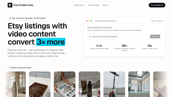 Etsy AI Video Prompt Generator