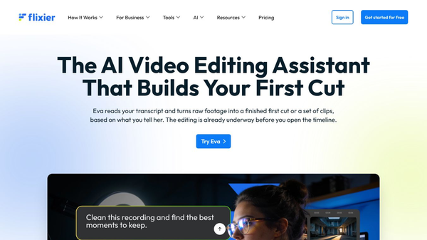 Eva by Flixier: AI Video Assistant
